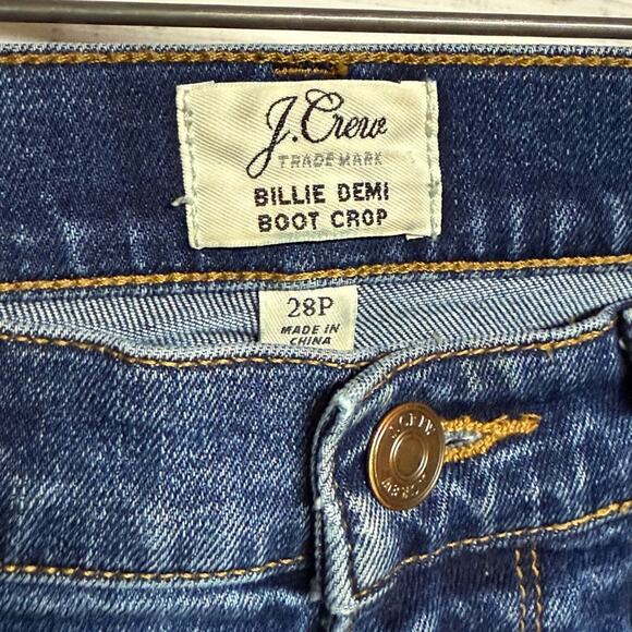 J. Crew Billie Demi Boot Cut Denim Jeans 28 Petite - Picture 6 of 6